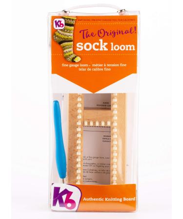 Authentic Knitting Board Sock Loom Original  Fine Gauge Wood Loom