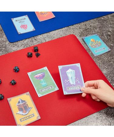 Red and Blue TCG Playmats - Set of 2 (24 x 14 in) | Card Game Mats for Enhanced Gaming Experience - Buy Online on SooperMarket.com