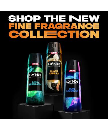 Lynx Fine Fragrance Collection Black Vanilla Premium Deodorant Bodyspray 150 ML - Buy Online on SooperMarket.com