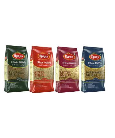 Manna Mixed Millets Combo (Kodo Millet 500g Little Millet 500g Foxtail Millet 500g Barnyard Millet 500g)