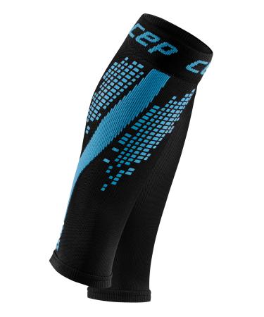 CEP NIGHTTECH Calf Sleeves Redesign for men | Colorful reflective leg warmers in blue | Size V