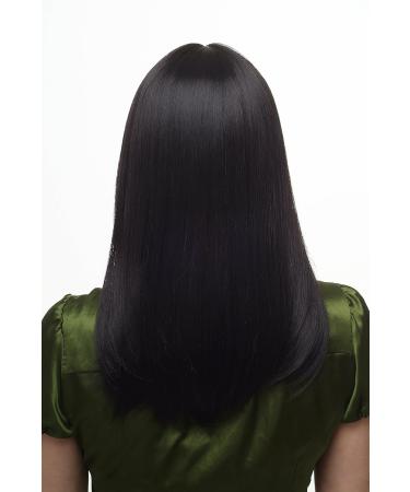 WIG ME UP 3112-2 Long Black Wig with Cheeky Bangs | Stylish & Affordable Wigs for Women - Buy Online on SooperMarket.com