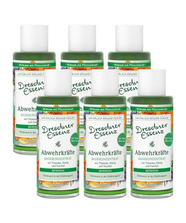 Pack of 6 Dresdner Essence Health Bath Defense Forces 6 x 125 ml