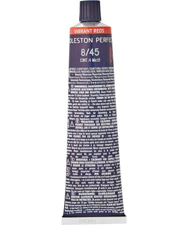 Wella Koleston Perfect ME+ Vibrant Reds 8/45 Light Blonde Red Mahogany Hair Colour 60 ml - Pack of 1 - Buy Online on SooperMarket.com