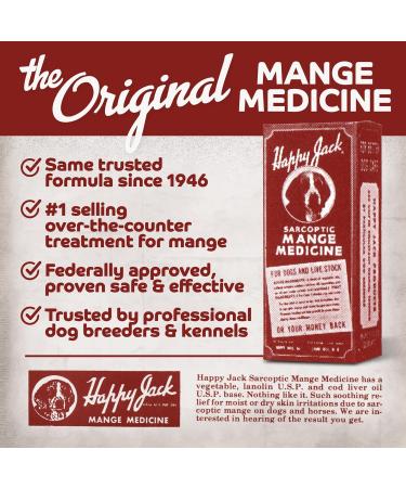Happy Jack Sarcoptic Mange Medicine - 8 oz - Buy Online on SooperMarket.com