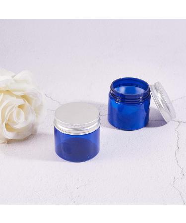 Buy Benecreat 12-Piece Set of 50g/50ml Empty Blue Cosmetic Cream Sticks with Aluminum Screw Lids - Ideal for Aromatherapy Creams & Face Masks - International Shipping Available - Buy Online on SooperMarket.com