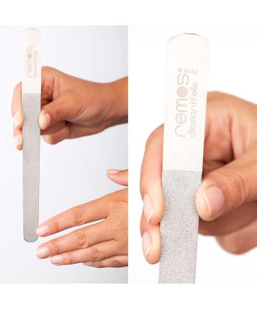 REMOS Diamond Nail File 20cm - Dual Sided for Rough and Fine Grit - Ideal for Callus Removal - Buy Online on SooperMarket.com