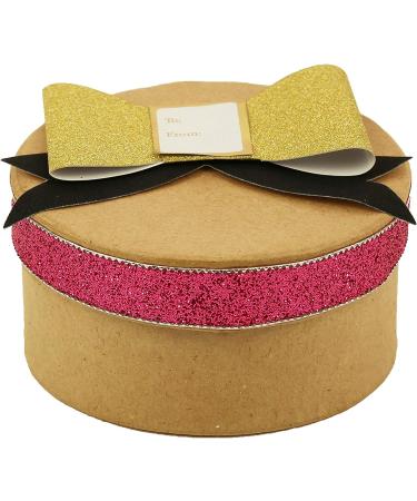 Round Paper-Mache DIY Gift Box with Lid, Pack of 6 - 6 Count | Better Crafts - Buy Online on SooperMarket.com