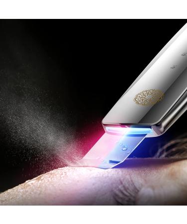 Lumineo Ultrasound Peeling Device - 4-in-1 Skin Scrubber Blackhead Remover EMS LED & Ions with 400ml Moisturizing Toner | Best Acne & Pore Cleaner - Buy Online on SooperMarket.com
