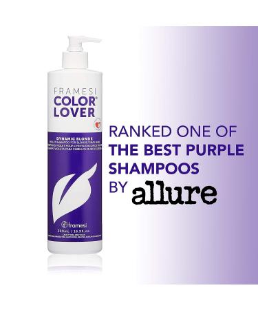 Framesi Color Lover Dynamic Blonde Purple Shampoo - Sulfate Free Shampoo for Color Treated Hair - 16.91 Fl Oz - Buy Online on SooperMarket.com