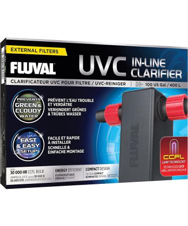 Fluval 207 External Aquarium Filter 60-220L 780 L/H 10W with UVC Clarifier | Optimal Filtration & Clarity for Healthy Fish - Buy Online on SooperMarket.com