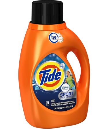 Tide Plus Febreze Freshness Sport Liquid Laundry Detergent 46 oz - High Efficiency Active Fresh - Buy Online & Ship Worldwide - Buy Online on SooperMarket.com