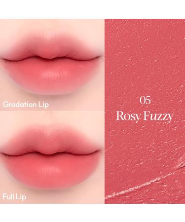 Espoir Lipstick #5 Rosy Fuzzy - Long-Lasting Matte Color | Airy Velvet Texture | Cruelty-Free Korean Lip Makeup | 0.1oz - Buy Online on SooperMarket.com