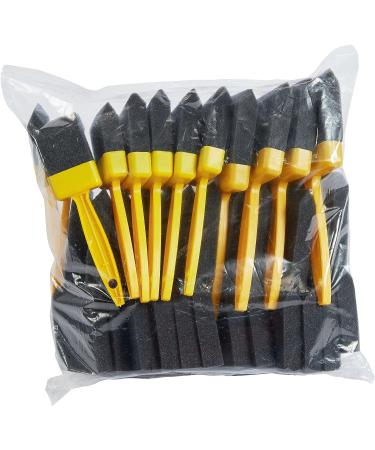 Foam Paint Brush Value Pack - 48 Pieces with Reusable Handles and Refills - Buy Online on SooperMarket.com
