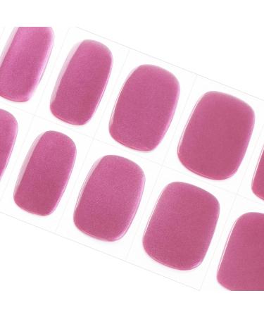 DANNI & TONI Cosmic Bloom Pink Metallic Mirror Nail Wraps - 28 Salon-Quality Gel Stickers - Buy Online on SooperMarket.com