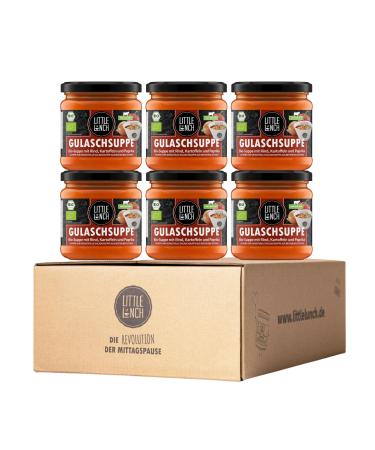Little lunch goulash soup organic |100% organic beef |Without added sugar |Gluten -free |Lactose -free |No artificial additives |Without flavor enhancers |6 x 350g