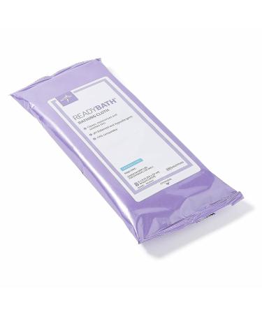 Medline ReadyBath Unscented Body Cleansing Cloths - 8 Count Pack, 30 Packs | Standard Weight Wipes for Gentle Cleansing - Buy Online on SooperMarket.com