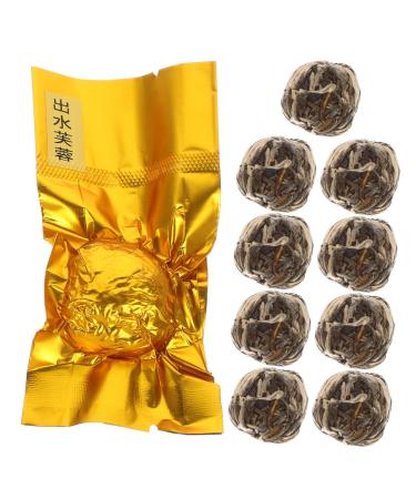 Warmhm 10pcs Chinese Flower Tea Green Tea with Flowers Wrapped Blooming Tea Flowering Tea Artistic Tea Organic Blooming Flower Tea Gold Tea Ball As Shown medium