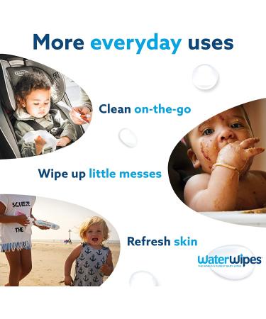 WaterWipes Textured Baby Wipes - 99.9% Water, Unscented, Hypoallergenic - 4 Packs (240 Count) - Buy Online on SooperMarket.com