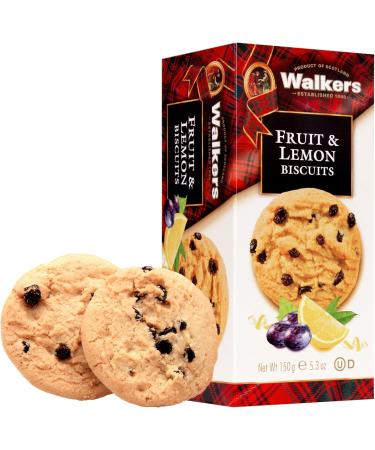 Walkers Fruit and Lemon Biscuits 150 Gram - Buy Online on SooperMarket.com