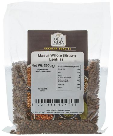 Old India Masur Whole (Brown Lentils) 250g