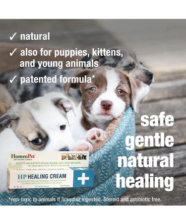 HomeoPet HP Healing Cream 14g - Natural Support for Pet Wound Healing - Buy Online on SooperMarket.com