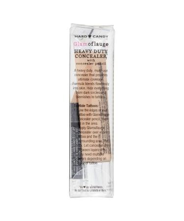 Hard Candy Glamoflauge Heavy Duty Concealer with Pencil - Light Shade | Long-lasting Coverage - Buy Online on SooperMarket.com