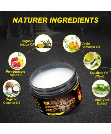 Hot Cream for Belly & Cellulite Firming | Weight Loss Workout Enhancer for Men and Women | Cellulite Treatment for Thighs, Legs, Abdomen, Arms and Buttocks - Buy Online on SooperMarket.com