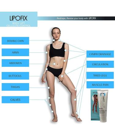 Lipofix Anti Cellulite Cream Treatment 4.06 Oz - Skin Firming & Body Shaping Formula - Buy Online on SooperMarket.com