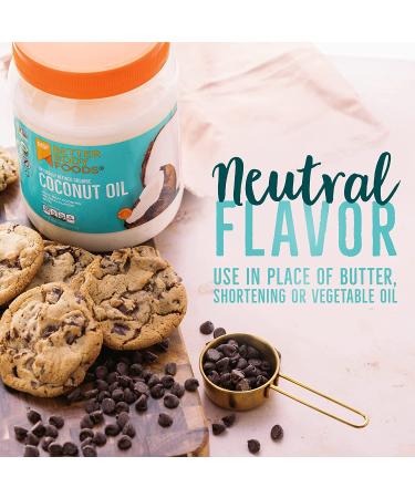 BetterBody Foods Organic Coconut Oil - Refined, Neutral Flavor, Non-GMO Cooking Oil 56 oz - Buy Online on SooperMarket.com