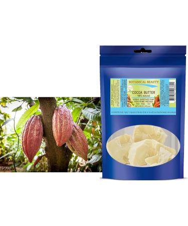 Botanical Beauty Cocoa Butter - Raw Virgin Unrefined from Brazil | 8.46 oz for Skin Hair Body & Nails - Buy Online on SooperMarket.com