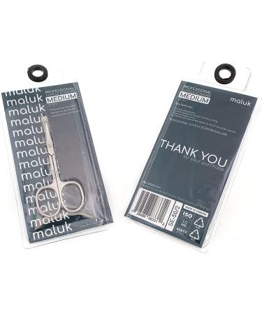 Maluk Medium Professional Cuticle Scissors - Precision Trimming Tool - Buy Online on SooperMarket.com