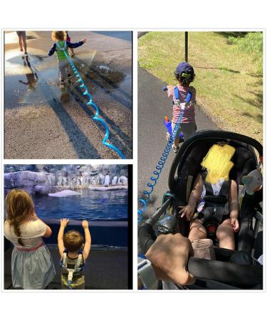 Baby Anti Lost Wrist Link - 2 in 1 Dark Blue Safety Walking Leash for Kids - Upgraded Safety Locks Included - Buy Online on SooperMarket.com