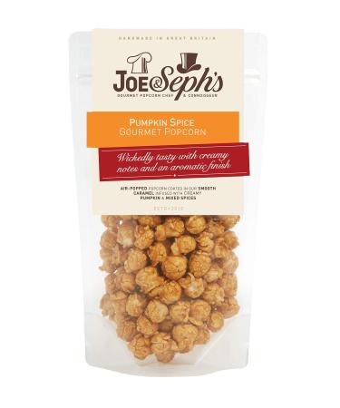 Joe & Seph's Pumpkin Spice Popcorn (1x80g) 1 Star Great Taste Award gourmet popcorn air-popped popcorn autumn snacks sweet popcorn movie night snacks popcorn for a party Pumpkin Spice 80 g (Pack of 1)