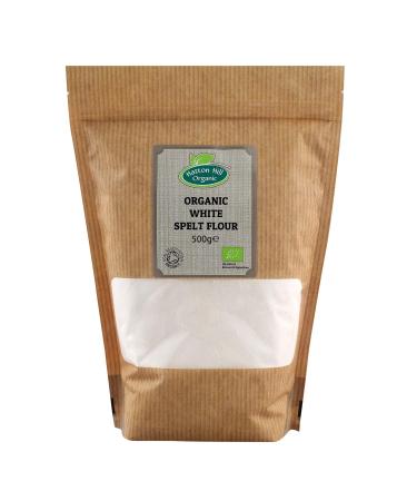 Organic White Spelt Flour 500g by Hatton Hill Organic - Free UK Delivery