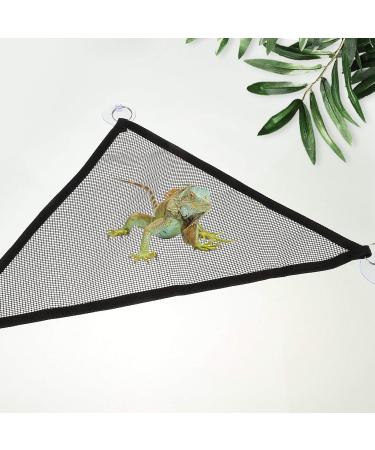 Firtink 2 Packs Mesh Reptile Hammocks Breathable Reptile Hammock Set Medium Reptile Lizards Snakes Hammock Lounger Ladder Accessories Net Hanging Bed Toys M 33x33x48 CM - Buy Online on SooperMarket.com