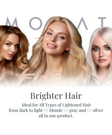 MONAT Violet Lights Anti-Brass Toning Masque - Natural Radiance for Healthy Beautiful Hair - Tone Brassiness & Illuminate Shine - Buy Online on SooperMarket.com
