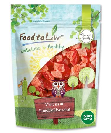 Dried Diced Papaya, 2 Pounds - Kosher, Vegan, Sweetened, Unsulfured, Bulk 2 Pound (Pack of 1)