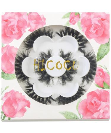 Shop Fluffy Mink False Eyelashes | 3D Natural Mink Lashes in Bulk - HE01 - Buy Online on SooperMarket.com