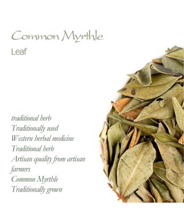 Myrthle Dried Herb Leaf - Loose Common Myrtle 100g | Premium Quality Myrthair for Culinary & Medicinal Use - Buy Online on SooperMarket.com
