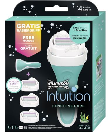 Wilkinson Sword Intuition Razor with Blades - Smooth & Convenient Shaving - Buy Online on SooperMarket.com