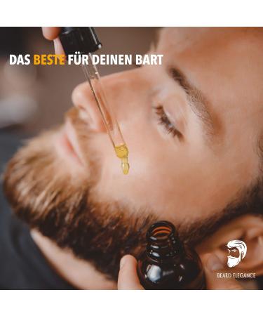 BEARGE Elegance Vegan Beard Oil 60ml | Premium Natural Beard Care with Pipette | 100% Natural | Perfect for Every Beard Bearer - Buy Online on SooperMarket.com