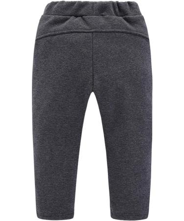 Mud Kingdom Little Boys Fleece Pants 6-7 Years | Anchor Red | Warm Winter Tight Fit - Buy Online on SooperMarket.com