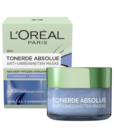 L'Or al Paris Tonerde Absolue Anti-Impurities Mask - Pack of 2 (2 x 15 ml) | International Shipping Available - Buy Online on SooperMarket.com
