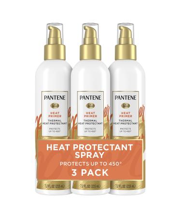 Pantene Pro-V Heat Protectant Spray Thermal Heat Primer for Hair Pack of 3 21.6 oz total