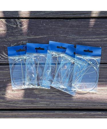 Stainless Steel Fishing Leader Rigs with Swivels and Snaps - Fishing Tackle Kit for Lures, Bait, Hooks - Buy Online on SooperMarket.com