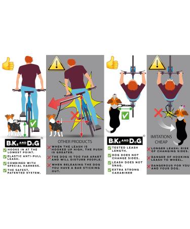 Buy Bike and Dog: Patented Toolless Bicycle Attachment & Yellow Dog Leash | Perfect for Cycling with Dogs - Buy Online on SooperMarket.com