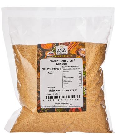 Old India Garlic Granules / Minced 750 g 750 g (Pack of 1)