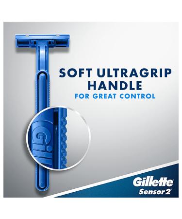 Gillette Sensor2 Men's Disposable Razor 12 Count (Pack of 3) - Blue | Buy Online Now - Buy Online on SooperMarket.com