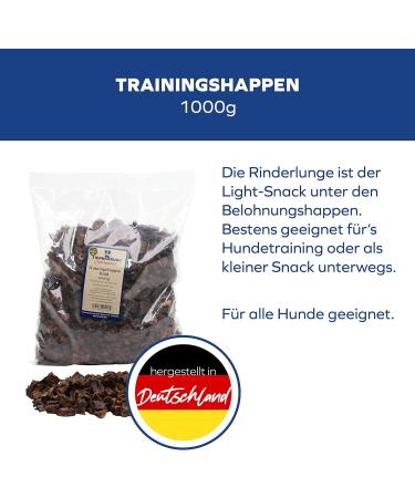 Schwenner Pet Food - Dried Training Bites for Dogs | 1000g Beef Cattle Lung Treats - Buy Online on SooperMarket.com